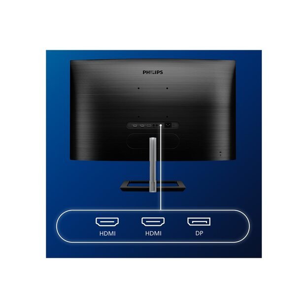 Monitorius PHILIPS 328E1CA/00 Monitor Philips 328E1CA/00 31,5 4K UHD, VA, HDMI/DP, speakers