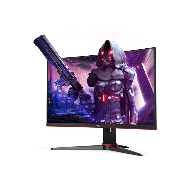 Monitorius AOC C24G2AE/BK 23.6inch VA FHD 165Hz 2xHDMI 2xDP VGA Speakers