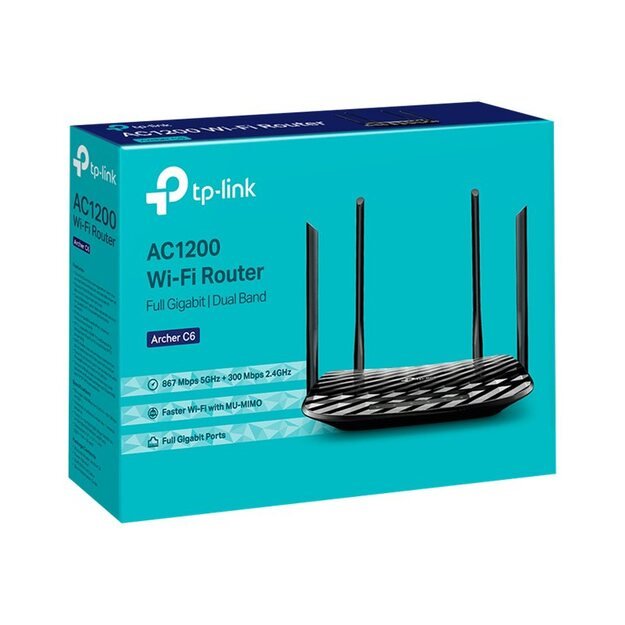 Maršrutizatorius TP-LINK AC1200 Dual-Band Wi-Fi