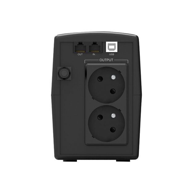 Nepertraukiamo maitinimo šaltinis UPS POWERWALK VI 800 STL FR LINE-INTERACTIVE 800VA STL FR 2X PL 230V, RJ11/45 IN/OUT, USB 8