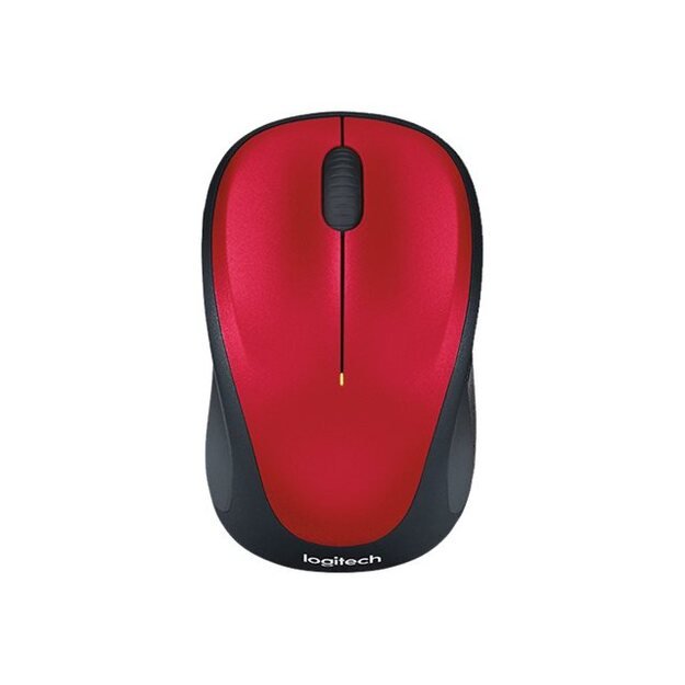 Kompiuterinė pelė belaidė LOGITECH M235 Red WER Occident Packaging 19