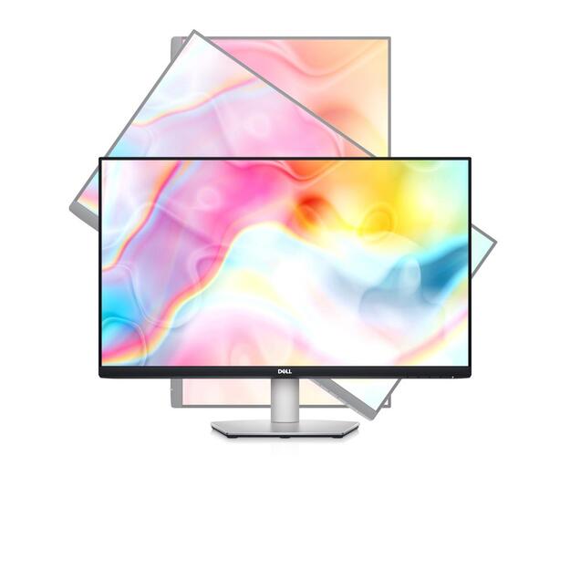 Monitorius |DELL|S2722QC|27 |4K|Panel IPS|3840x2160|16:9|60 Hz|Matte|4 ms|Speakers|Swivel|Pivot|Height adjustable|Tilt|Colour Black / Silver|210-BBRQ