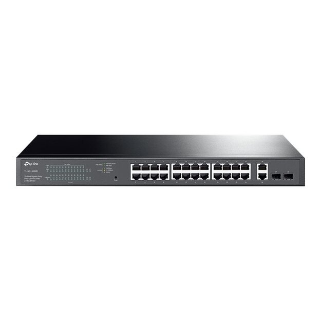 Komutatorius TP-LINK TL-SG1428PE Desktop 28x10Base-T 100Base-TX  1000Base-T PoE+ ports 24 250W