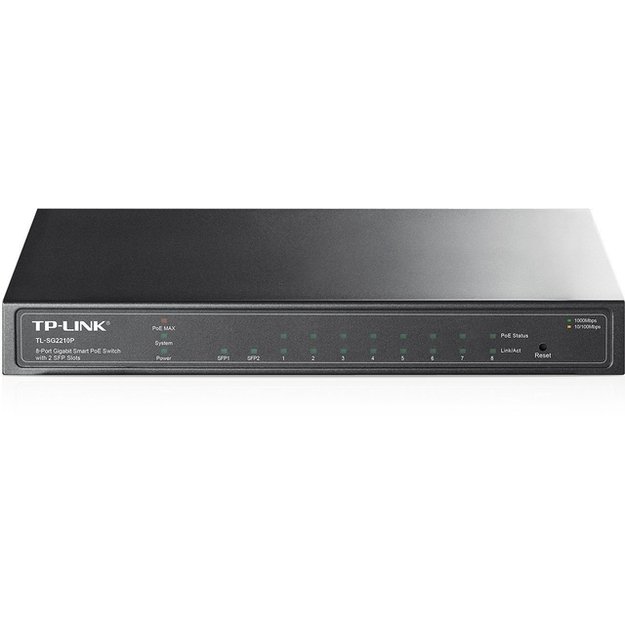 Komutatorius 8PORT 1000M 2 SFP TL-SG2210P TP-LINK