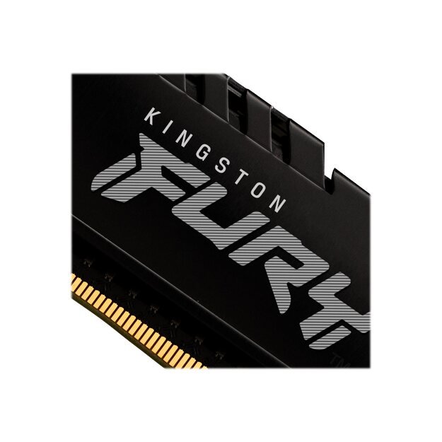 Operatyvioji atmintis (RAM) KINGSTON 16GB 3200MHz DDR4 CL16 DIMM Kit of 2 FURY Beast Black 36