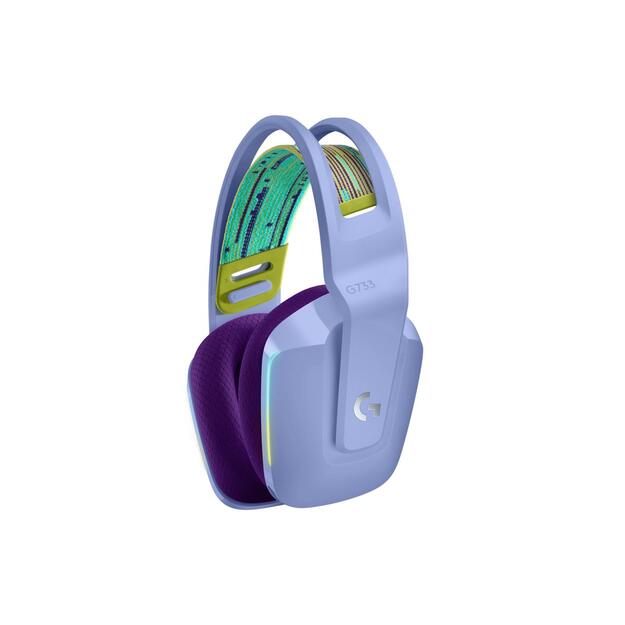 Ausinės HEADSET GAMING G733 WRL/LILAC 981-000890 LOGITECH