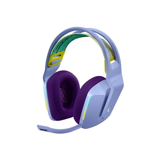 Ausinės HEADSET GAMING G733 WRL/LILAC 981-000890 LOGITECH