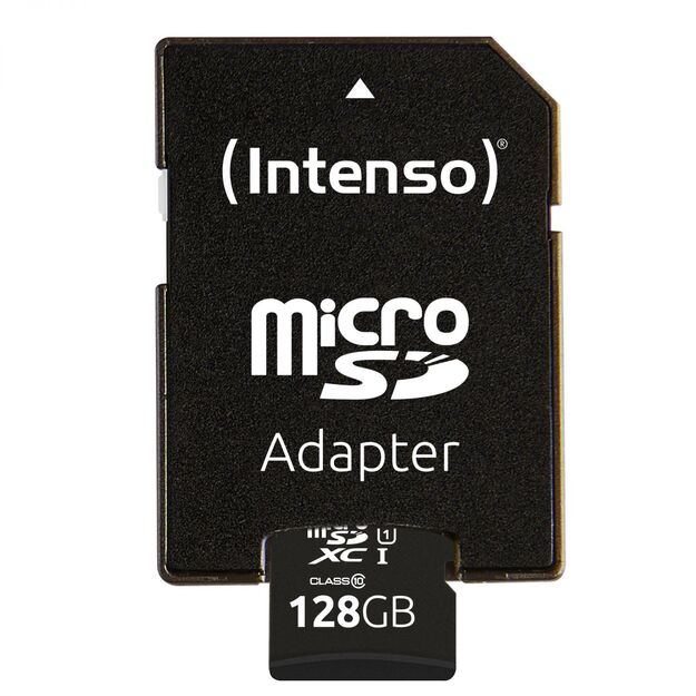 Atminties kortelė su adapteriu MEMORY MICRO SDXC 128GB UHS-I/W/ADAPTER 3423491 INTENSO 3