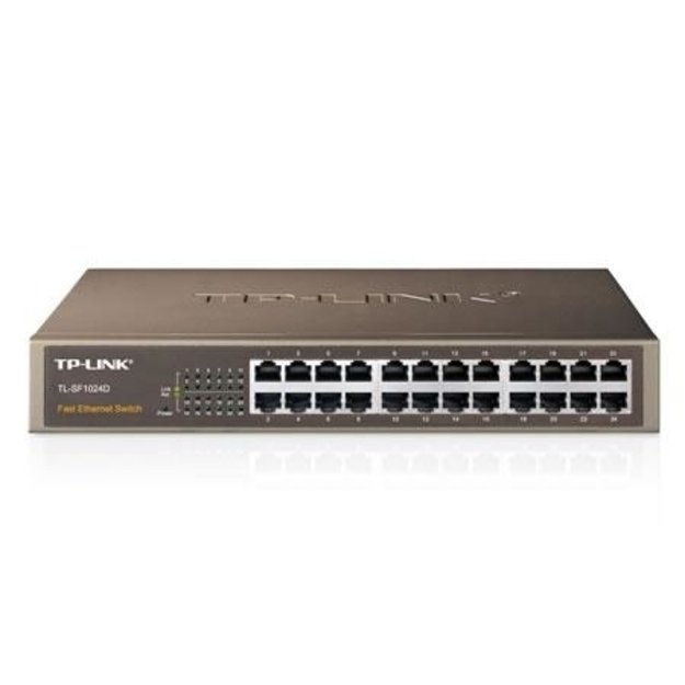 Komutatorius 24PORT 10 100M TL-SF1024D TP-LINK