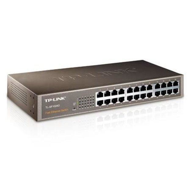 Komutatorius 24PORT 10 100M TL-SF1024D TP-LINK