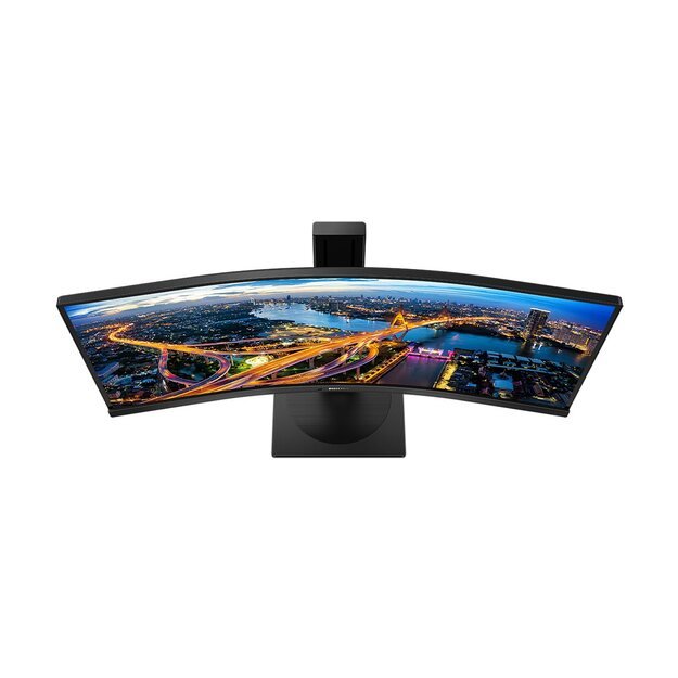 Monitorius PHILIPS 346B1C/00 Monitor Philips 346B1C/00 34 WQHD, VA, DP/HDMI/USB-C, curved, speakers