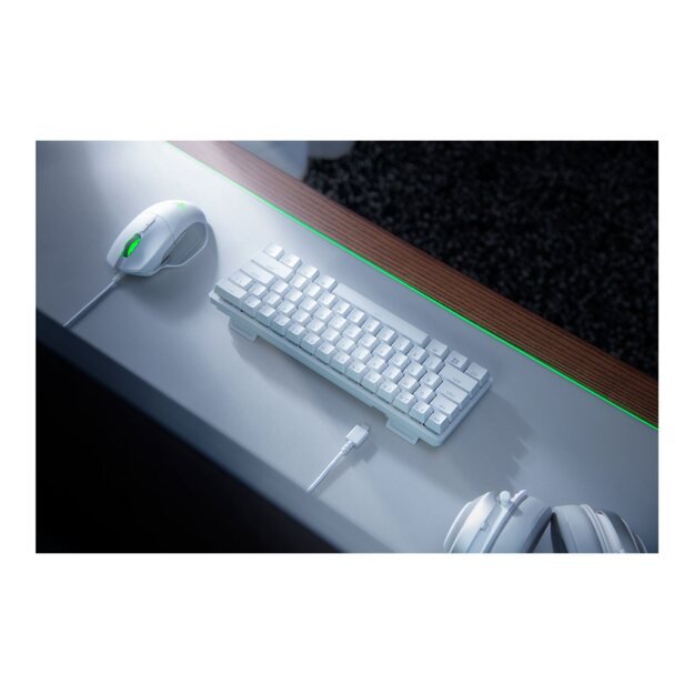 Klaviatūra laidinė RAZER Huntsman Mini - Mercury Ed. Purple Switch - US Layout 