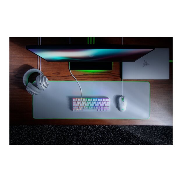 Klaviatūra laidinė RAZER Huntsman Mini - Mercury Ed. Purple Switch - US Layout 