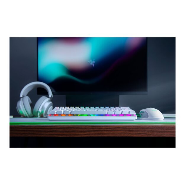 Klaviatūra laidinė RAZER Huntsman Mini - Mercury Ed. Purple Switch - US Layout 