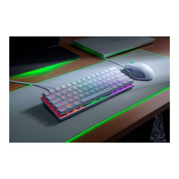 Klaviatūra laidinė RAZER Huntsman Mini - Mercury Ed. Purple Switch - US Layout 