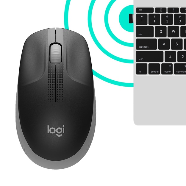 Kompiuterinė pelė belaidė OPTICAL WRL M190/GREY 910-005906 LOGITECH