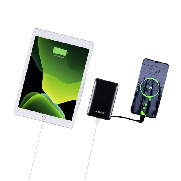 Išorinė baterija USB 10000MAH/BLACK XC10000 INTENSO