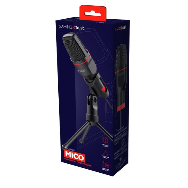 Mikrofonas MICROPHONE GXT212 MICO USB/23791 TRUST 8