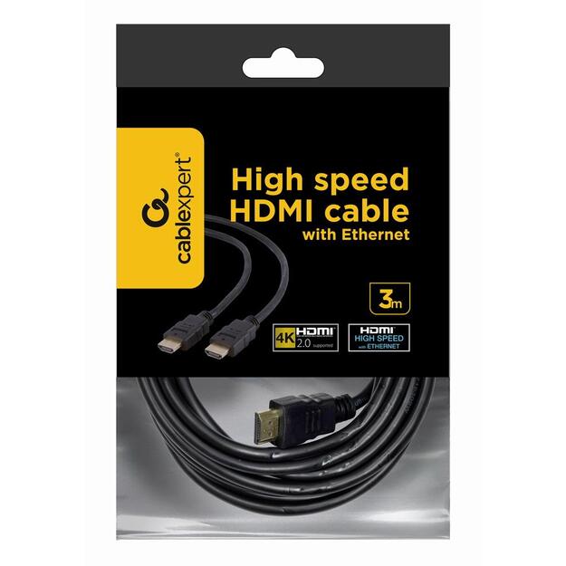 Vaizdo kabelis HDMI-HDMI 4.5M V2.0 BLK/CC-HDMI4-15 GEMBIRD