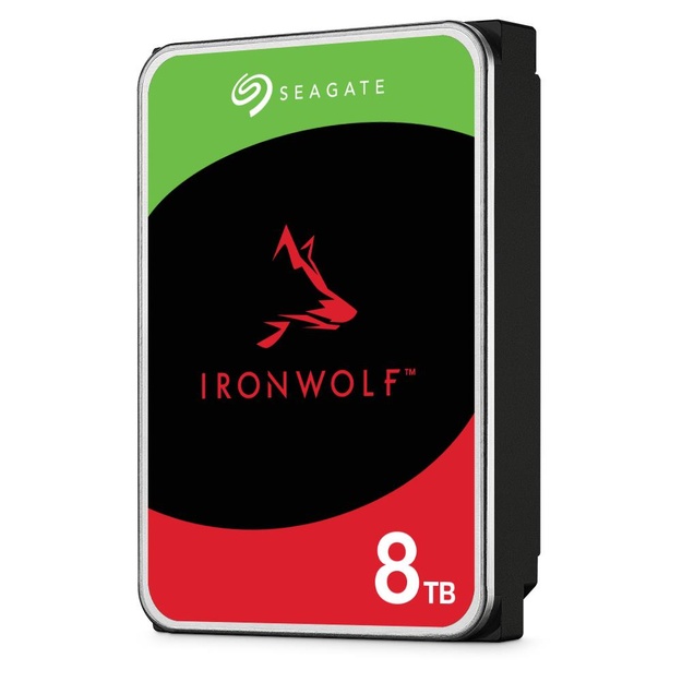 Kietasis diskas vidinis HDD|SEAGATE|IronWolf|8TB|SATA 3.0|256 MB|7200 rpm|Discs/Heads 5/10|3,5 |ST8000VN004