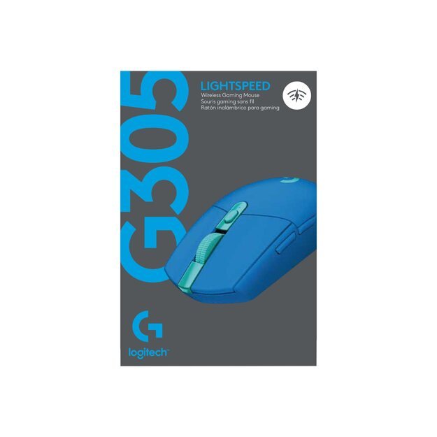 Kompiuterinė pelė belaidė LOGITECH G305 LightSpeed Wireless Gaming Mouse - BLUE - EER2