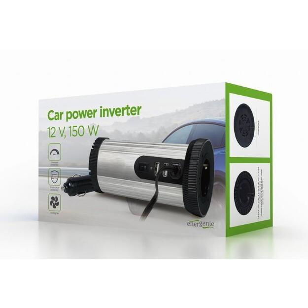 POWER INVERTER CAR 12V 150W/EG-PWC150-01 GEMBIRD