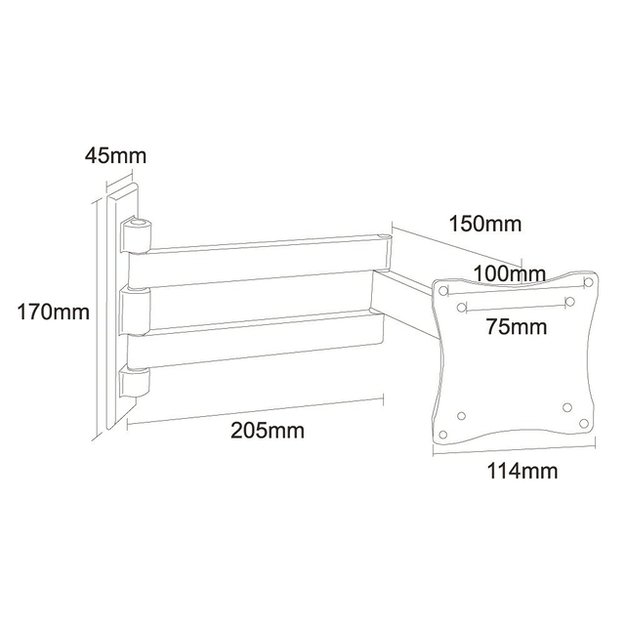 Televizoriaus laikiklis sieninis SILVER/10-24  FPMA-W830 NEOMOUNTS