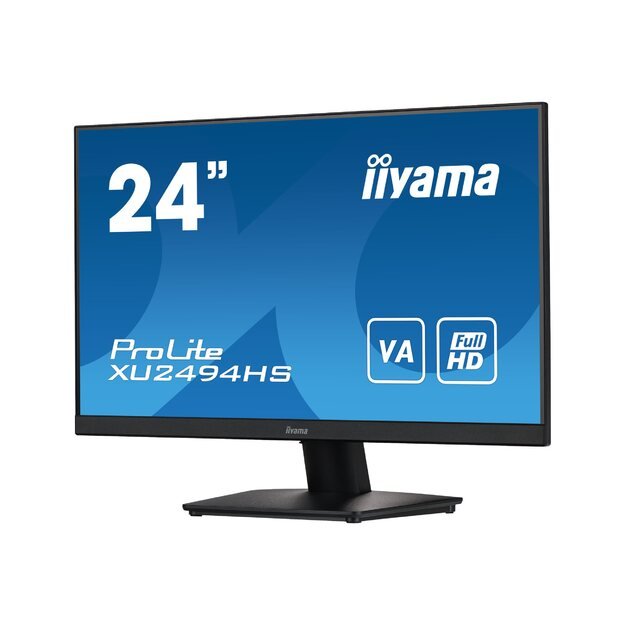 Monitorius IIYAMA XU2494HS-B2 24inch ETE VA-panel 1920x1080 4ms 250cd/m2 HDMI DP Speakers