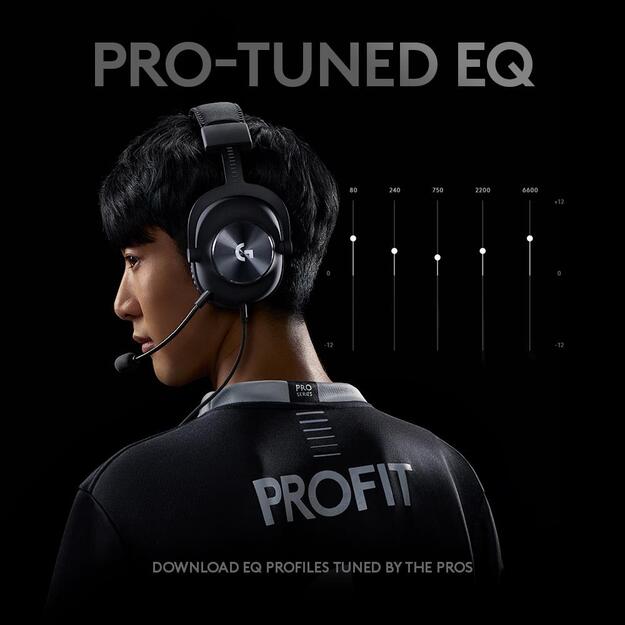 Ausinės HEADSET PRO X GAMING/BLACK 981-000818 LOGITECH