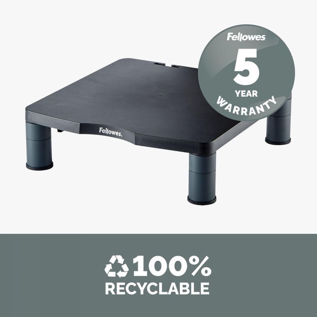 MONITOR ACC RISER STANDARD/GRAPHITE 9169301 FELLOWES