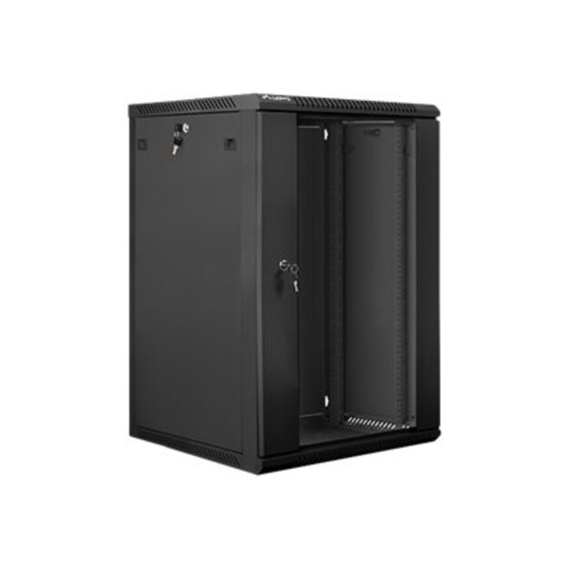 Komutacinė spinta pakabinama LANBERG WF01-6618-10B rack 19 demounted flat pack 18U/600x600mm black 13