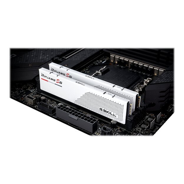 Operatyvioji atmintis (RAM) G.SKILL Ripjaws S5 DDR5 32GB 2x16GB 5600MHz CL36 1.2V XMP 3.0 white