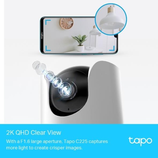 Belaidė kamera 2K QHD PAN TILT TAPO C225 TP-LINK