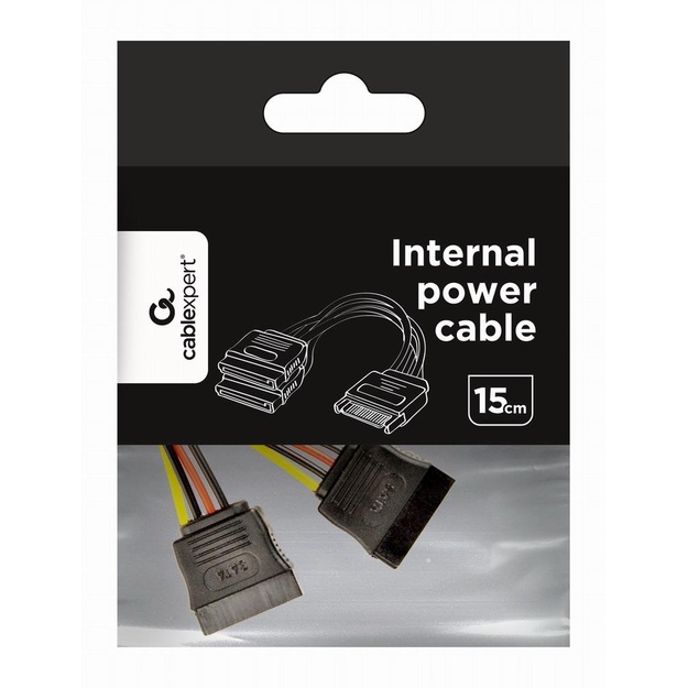 CABLE POWER SPLITTER SATA/0.15M CC-SATAM2F-01 GEMBIRD