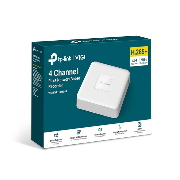 Vaizdo įrašymo įrenginys 4CH VIGI NVR1104H-4P TP-LINK