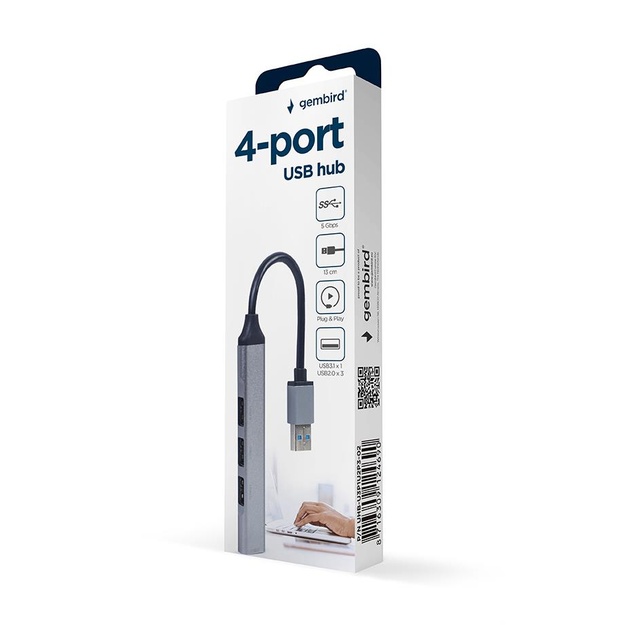 I/O HUB USB3 4PORT/UHB-U3P1U2P3-02 GEMBIRD