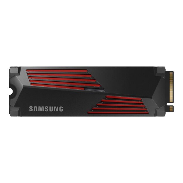 SSD|SAMSUNG|990 PRO with Heatsink|2TB|M.2|PCIE|NVMe|MLC|Write speed 6900 MBytes/sec|Read speed 7450 MBytes/sec|2.3mm|TBW 1200 TB|MTBF 1500000 hours|MZ-V9P2T0GW