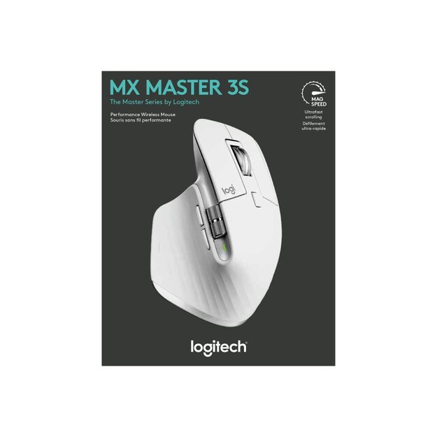 Kompiuterinė pelė belaidė BLUETH LASER MX MASTER3S/PALE GREY 910-006560 LOGITECH