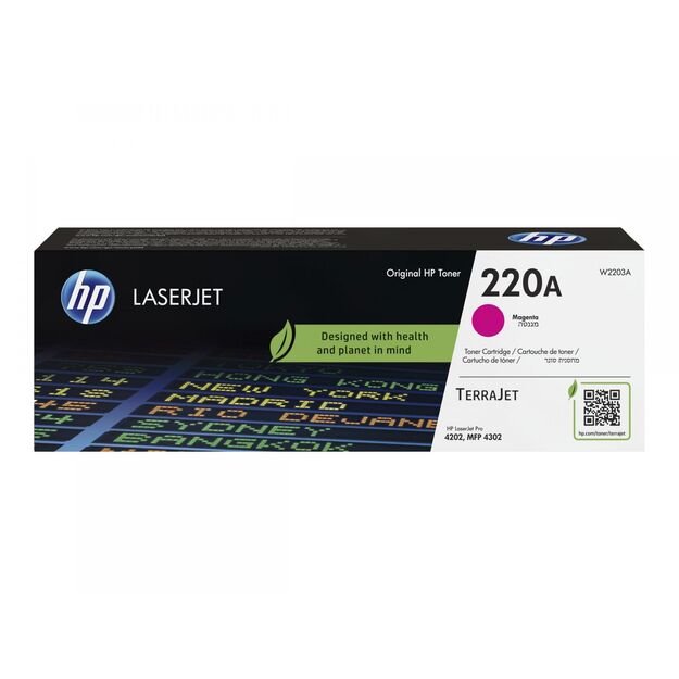 HP 220A Magenta Original LaserJet Toner Cartridge 12