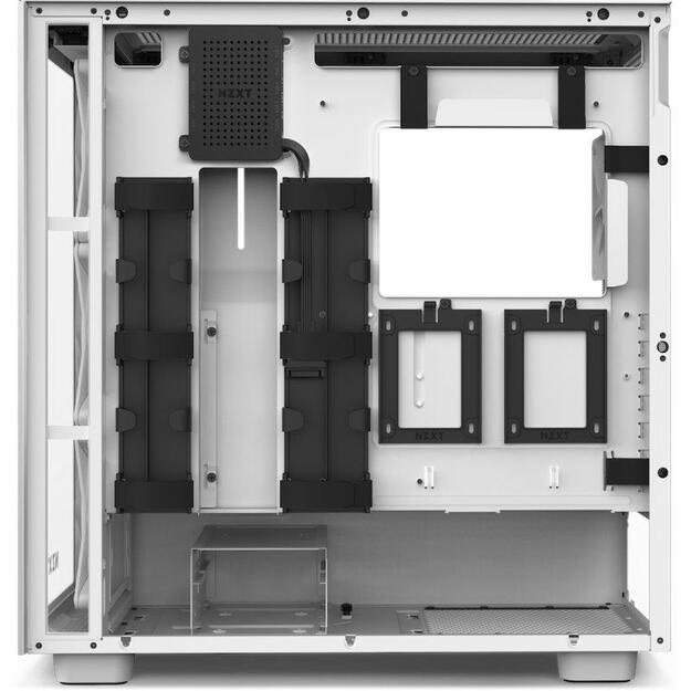 NZXT PC case H7 Elite RGB midi tower white