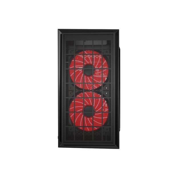 GEMBIRD CCC-FORNAX-950R Gaming design PC case 3 x 12 cm fans red