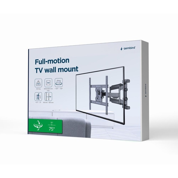 TV SET ACC WALL MOUNT 32-75 /WM-75ST-01 GEMBIRD