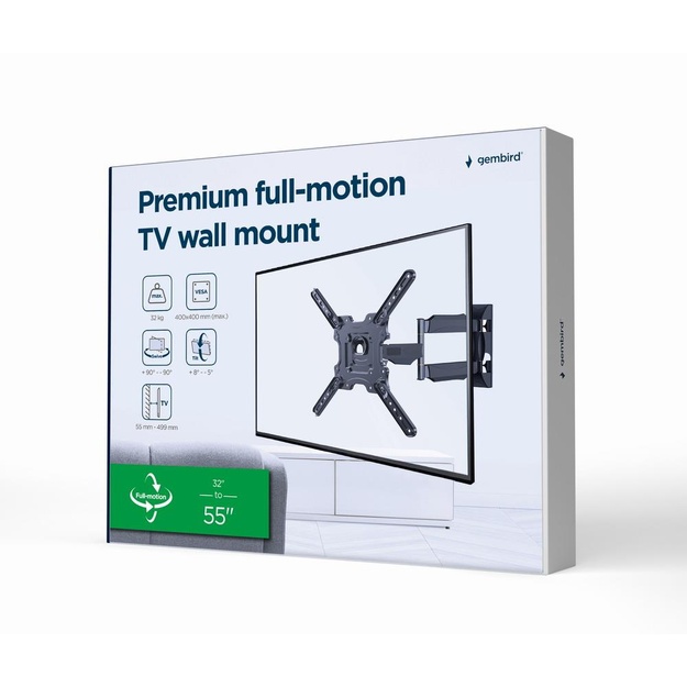 TV SET ACC WALL MOUNT 32-55 /WM-55ST-01 GEMBIRD