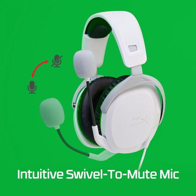 HEADSET HYPERX CLOUDX STINGER2/WHITE/GREEN 75X28AA HYPERX 20