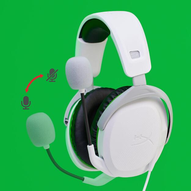 HEADSET HYPERX CLOUDX STINGER2/WHITE/GREEN 75X28AA HYPERX 12