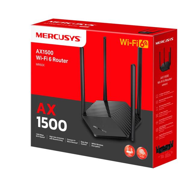 WRL ROUTER 1500MBPS/3PORT MR60X MERCUSYS