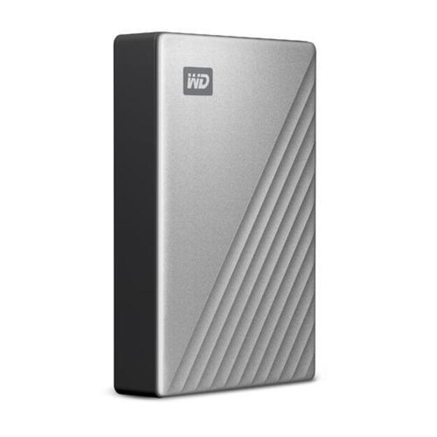 WD My Passport Ultra 1TB Silver USB-C/USB3.0 HDD 2.5inch Metal finish RTL portable extern