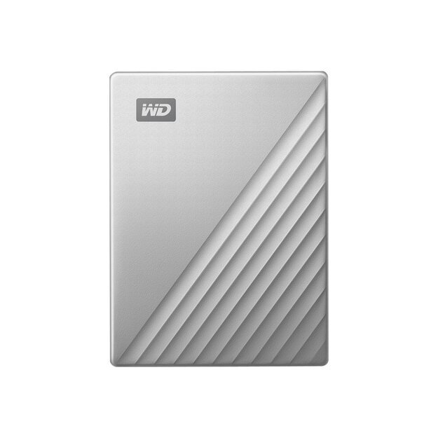 WD My Passport Ultra 1TB Silver USB-C/USB3.0 HDD 2.5inch Metal finish RTL portable extern