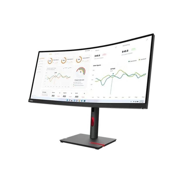 LENOVO ThinkVision T34w-30 34inch WQHD VA 21:9 Monitor HDMI DP