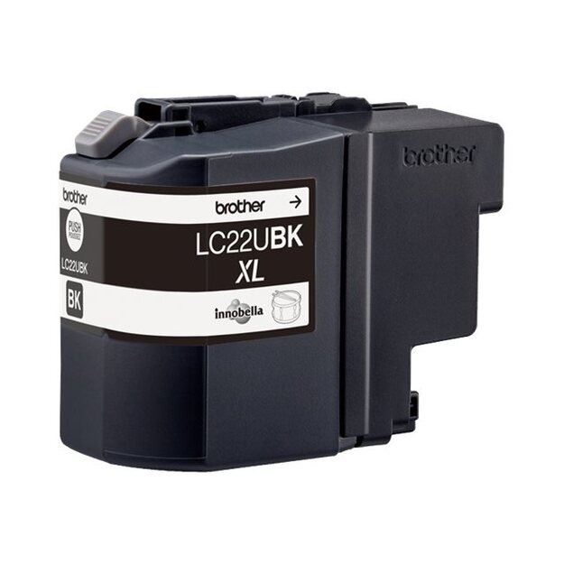 BROTHER LC22UBK Ink black 2400pages for DCP-J785DW